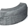 Upotettava reunakivi Rudus H8 kaarre R500 kupera 780x170x300 mm sileä harmaa