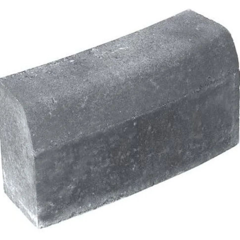 Upotettava reunakivi Rudus H6 kaarre R2500 kupera 560x170x300 mm sileä harmaa