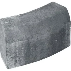 Upotettava reunakivi Rudus H14 kaarre R1000 kupera 523x170x300 mm sileä harmaa