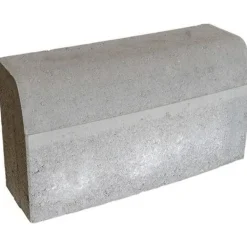 Upotettava reunakivi Rudus H4 kaarre R4500 kupera 560x170x300 mm sileä harmaa