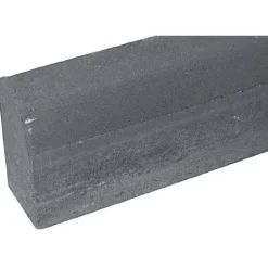 Upotettava reunakivi Rudus H1 suora 1000x170x300 mm sileä harmaa