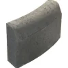 Upotettava reunakivi Rudus J7 kaarre R1000 kupera 500x110x300 mm sileä harmaa