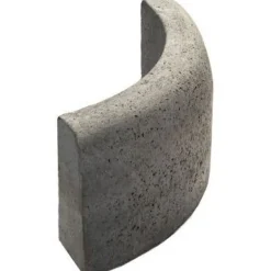 Upotettava reunakivi Rudus J8 kaarre R500 kupera 800x110x300 mm sileä harmaa