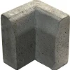 Upotettava reunakivi Rudus J11 kulma 90° kovera 500x110x300 mm sileä harmaa