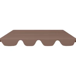 Vaihtokatos puutarhakeinuun ruskea 192x147 cm 270 g/m²