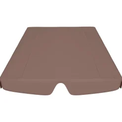 Vaihtokatos puutarhakeinuun ruskea 192x147 cm 270 g/m²