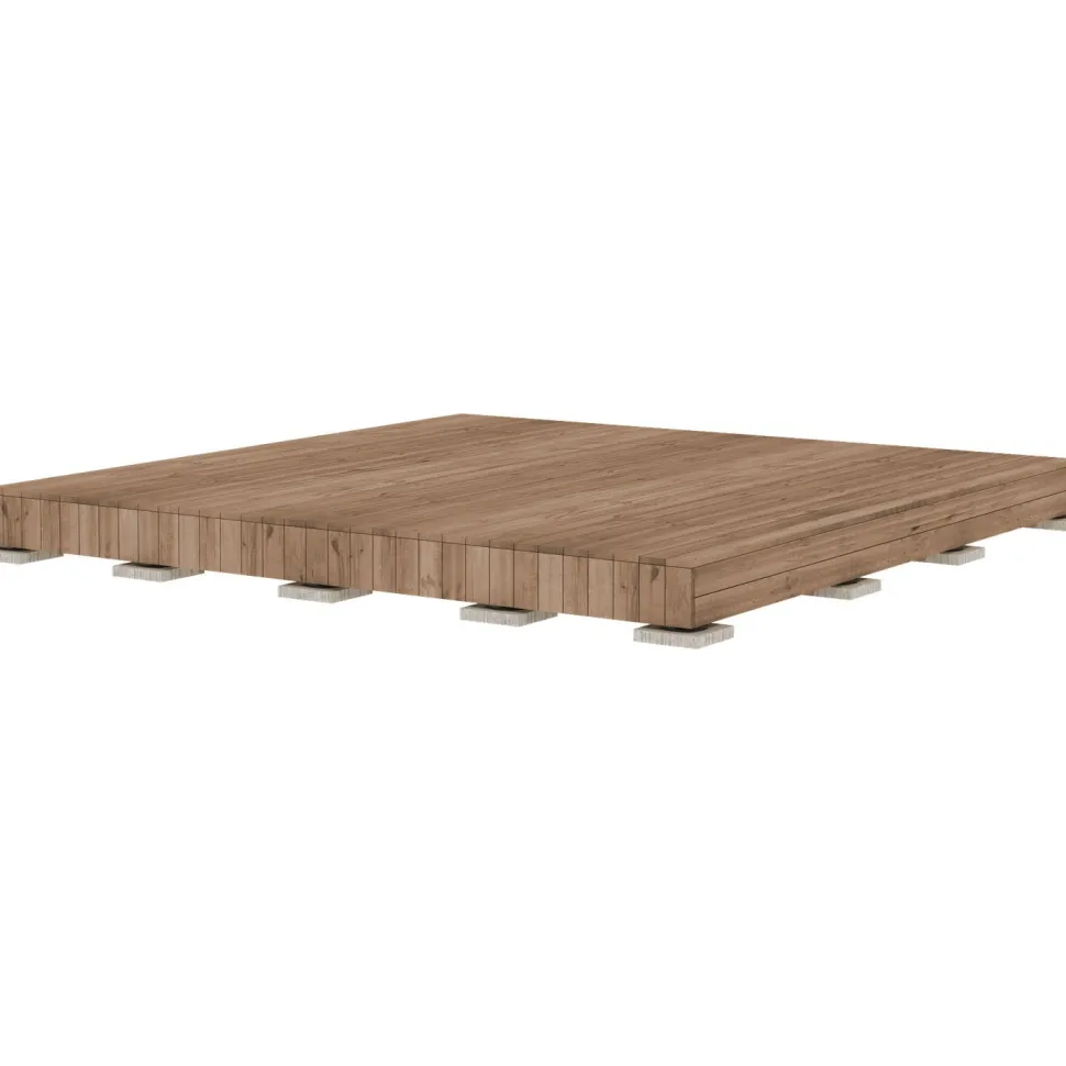 Valmisterassi PatioN°rd Aava, 4x4m, kestopuu