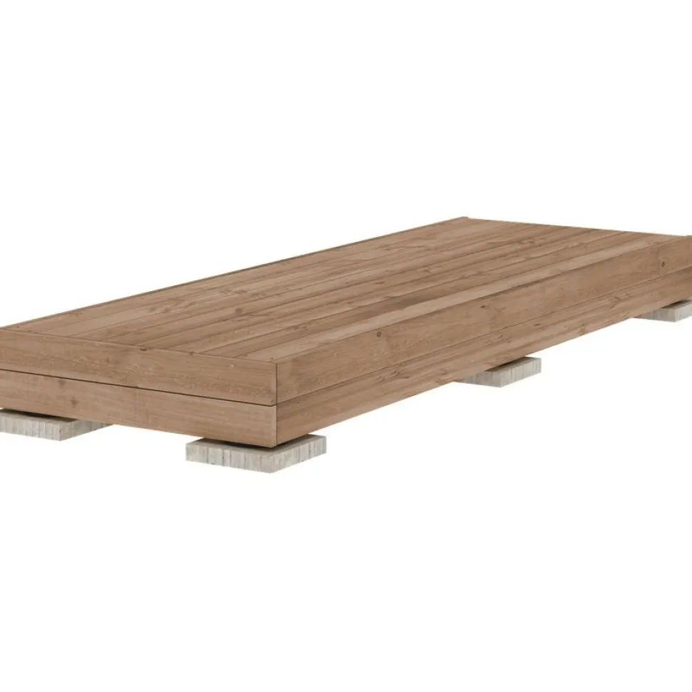 Valmisterassi PatioN°rd Havu, 1x4m, kestopuu