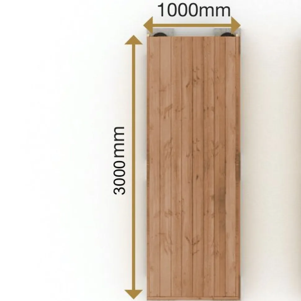 Valmisterassi PatioN°rd Havu, 1x3m, kestopuu