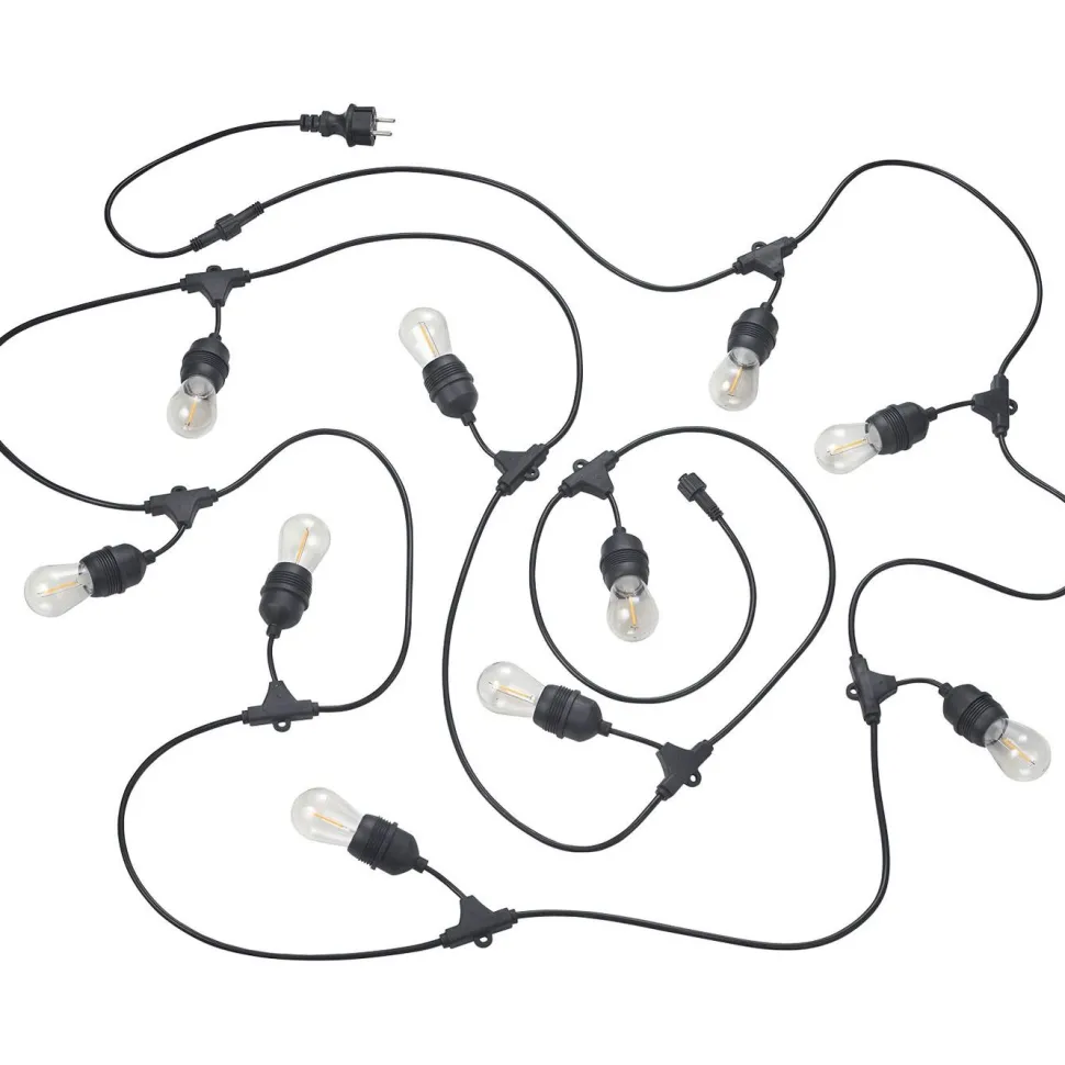 Valoketju Trio Chain 6.5m 10xE27 mattamusta