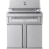Vapaasti seisova hiiligrilli Myoutdoorkitchen Classic Line Stainless, ruostumaton teräs