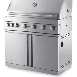 Vapaasti seisova kaasugrilli Myoutdoorkitchen Classic Line Stainless, 6 poltinta ja infrapunalämpö, rst