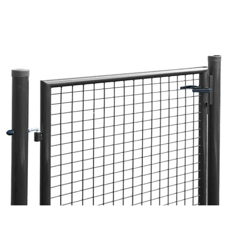 Verkkoaidan käyntiportti AB Polar, korkeus 100, leveys 150cm, harmaa