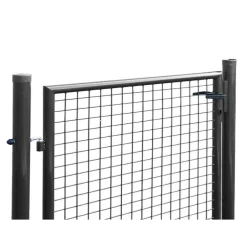 Verkkoaidan käyntiportti AB Polar, korkeus 100, leveys 150cm, harmaa