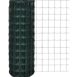 Verkkoaita teräs silmäkoko 76x63mm 25x0.8m vihreä