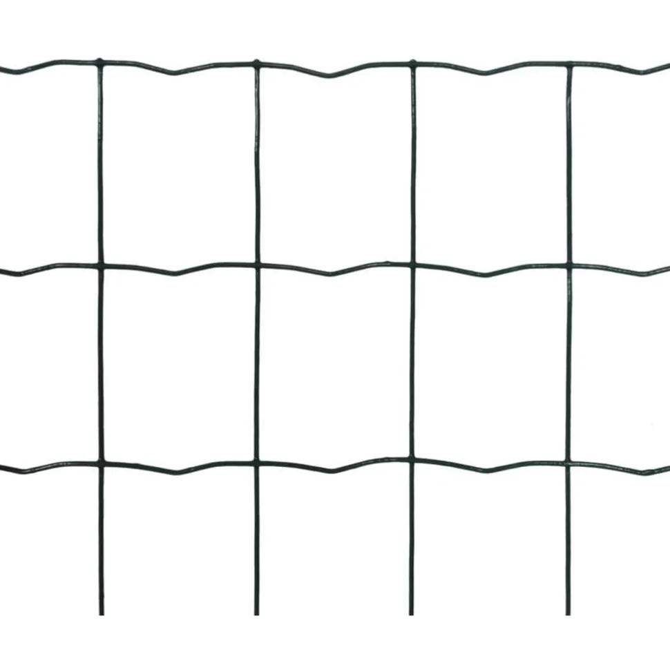 Verkkoaita teräs silmäkoko 76x63mm 25x1.2m vihreä