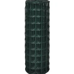 Verkkoaita teräs silmäkoko 76x63mm 25x1.2m vihreä