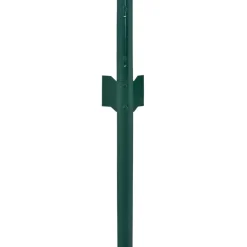 Verkkoaita tolpilla teräs 25x0.75m silmäkoko 25mm vihreä