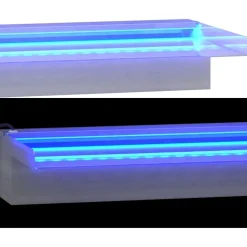 Vesiputous RGB LED-valoilla ruostumaton teräs eri kokoja