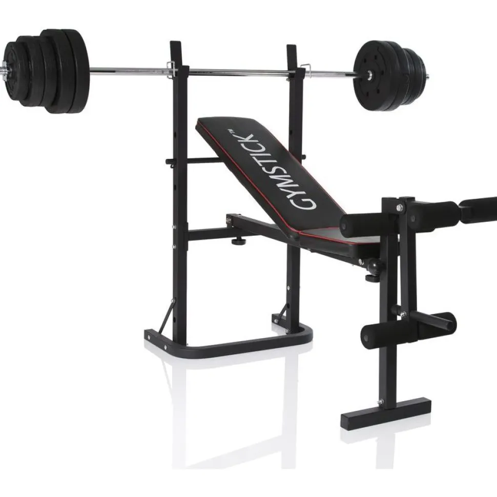 Voimapenkki 40 kg levypainoilla Gymstick