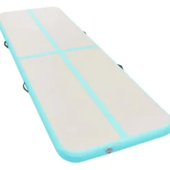 Voimistelumatto, täytettävä, pumpulla, 300x100x10cm, PVC, vihreä