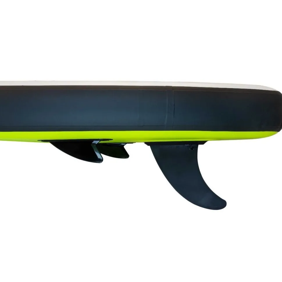2x SUP-lautasetti Deep Sea Pro ilmatäytteinen 300 cm 15 PSI limenvihreä