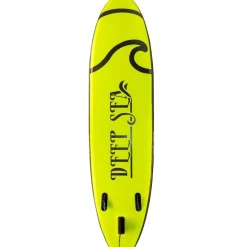 2x SUP-lautasetti Deep Sea Pro ilmatäytteinen 300 cm 15 PSI limenvihreä