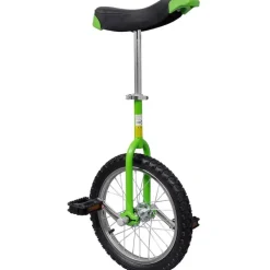 Yksipyöräinen 16", säädettävä, vihreä